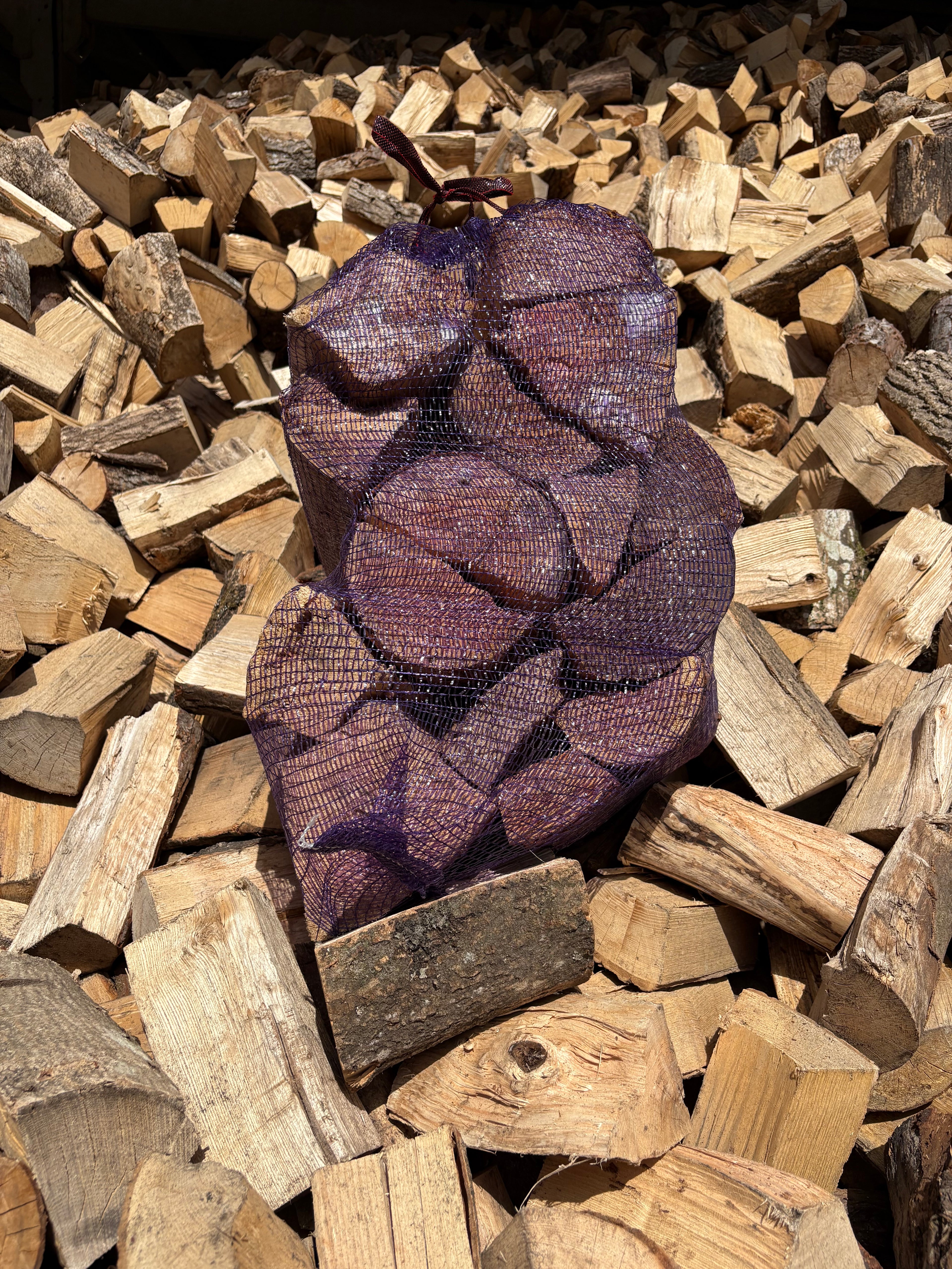 Net of Softwood Logs